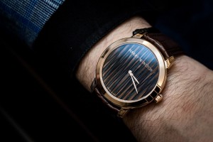 Harry Winston Midnight Feathers Automatic on the wrist