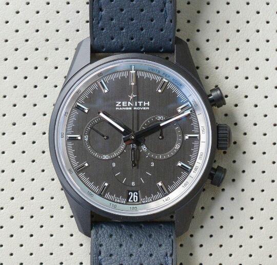 The material of this Zenith looks like the titanium but it is not.